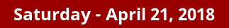 Saturday Daily Horoscope on DrStandley.com