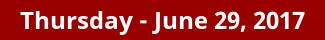 Thursday Daily Horoscope on DrStandley.com