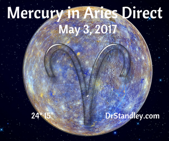 Mercury in Aries 'Direct' on DrStandley.com