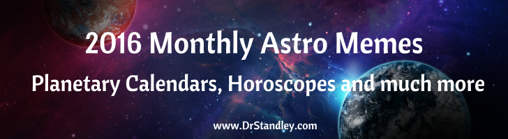 2016 Monthly Astro Memes on DrStandley.com