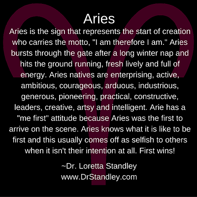 Aries Astro Meme on DrStandley.com - Click and Share!