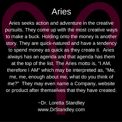 Aries Astro Meme on DrStandley.com - Click and Share!
