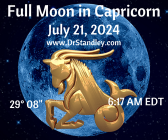 Full Moon in Capricorn on July 21, 2024 on DrStandley.com