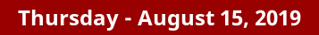 Thursday Daily Horoscope on DrStandley.com
