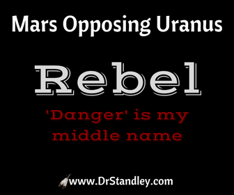 Mars Opposing Uranus on www.DrStandley.com