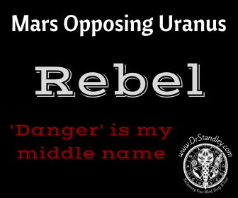 Mars Opposing Uranus on www.DrStandley.com