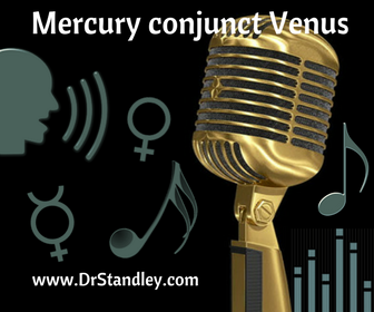 Mercury conjunct Venus on DrStandley.com