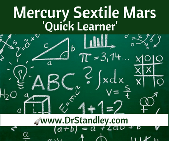 Mercury sextile Mars on DrStandley.com