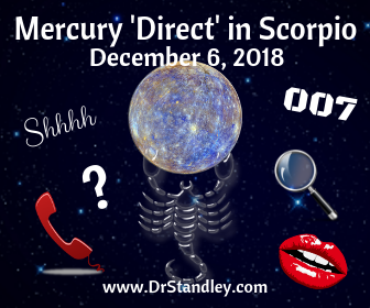 Mercury turns Direct in Scorpio on DrStandley.com