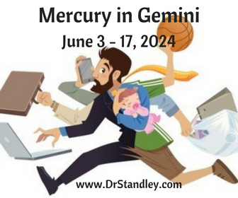 Mercury in Gemini - June 3, 2024 until June 17, 2024 on DrStandley.com