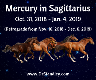 Mercury in Sagittarius 2018 on DrStandley.com