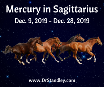 Mercury in Sagittarius - December 9, 2019 until December 28, 2019 on DrStandley.com