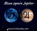 Moon square Jupiter on Wednesday, March 20, 2019 on DrStandley.com