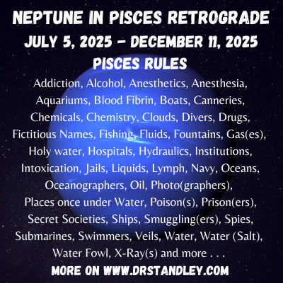 Neptune in Pisces Retrograde on DrStandley.com