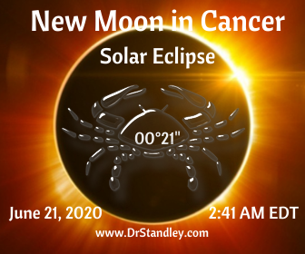 New Moon in Cancer Solar Eclipse on DrStandley.com