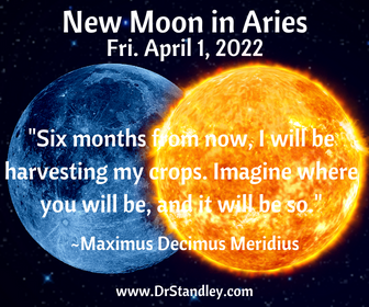 The Moon moving through the signs on DrStandley.com