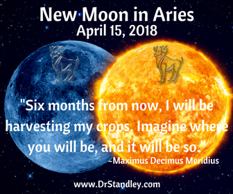 New Moon in Aries on DrStandley.com