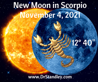 New Moon in Scorpio 2021 on DrStandley.com