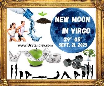 New Moon in Virgo Solar Eclipse at 29 degrees 05 minutes on DrStandley.com