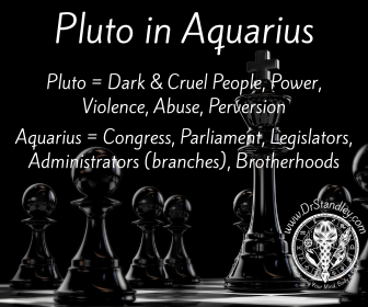 Pluto in Aquarius on DrStandley.com