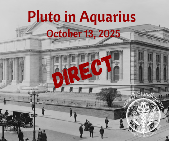 Pluto in Aquarius turns Direct on DrStandley.com