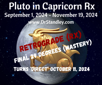 Pluto in Capricorn at 29 degrees on DrStandley.com