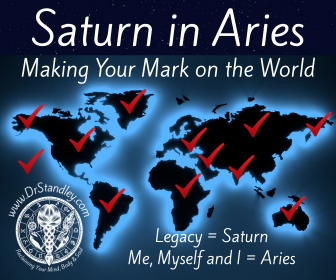 Saturn in Aries - May 24, 2025 until September 1, 2025 and then from February 13, 2026 until April 12, 2028 on DrStandley.com
