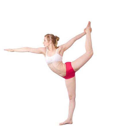 Standing Bow Pose grab on the inside of ankle on DrStandley.com