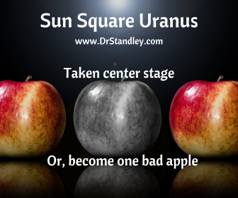 Sun square Uranus on DrStandley.com