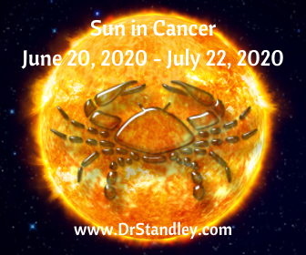 Sun enters Cancer at 5:44 PM EDT on DrStandley.com