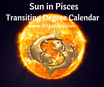 The Sun in Pisces Transiting Degree Calendar on DrStandley.com
