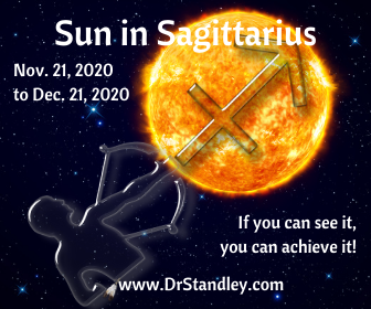 Sun in Sagittarius November 21, 2020 until December 21, 2020 on DrStandley.com