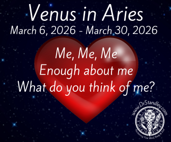 Venus in Aries 2026 on DrStandley.com