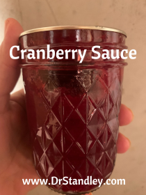 Water Bath Canned Cranberry Sauce on DrStandley.com