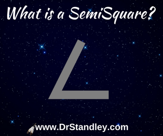 What is a SemiSquare aspect in astrology?